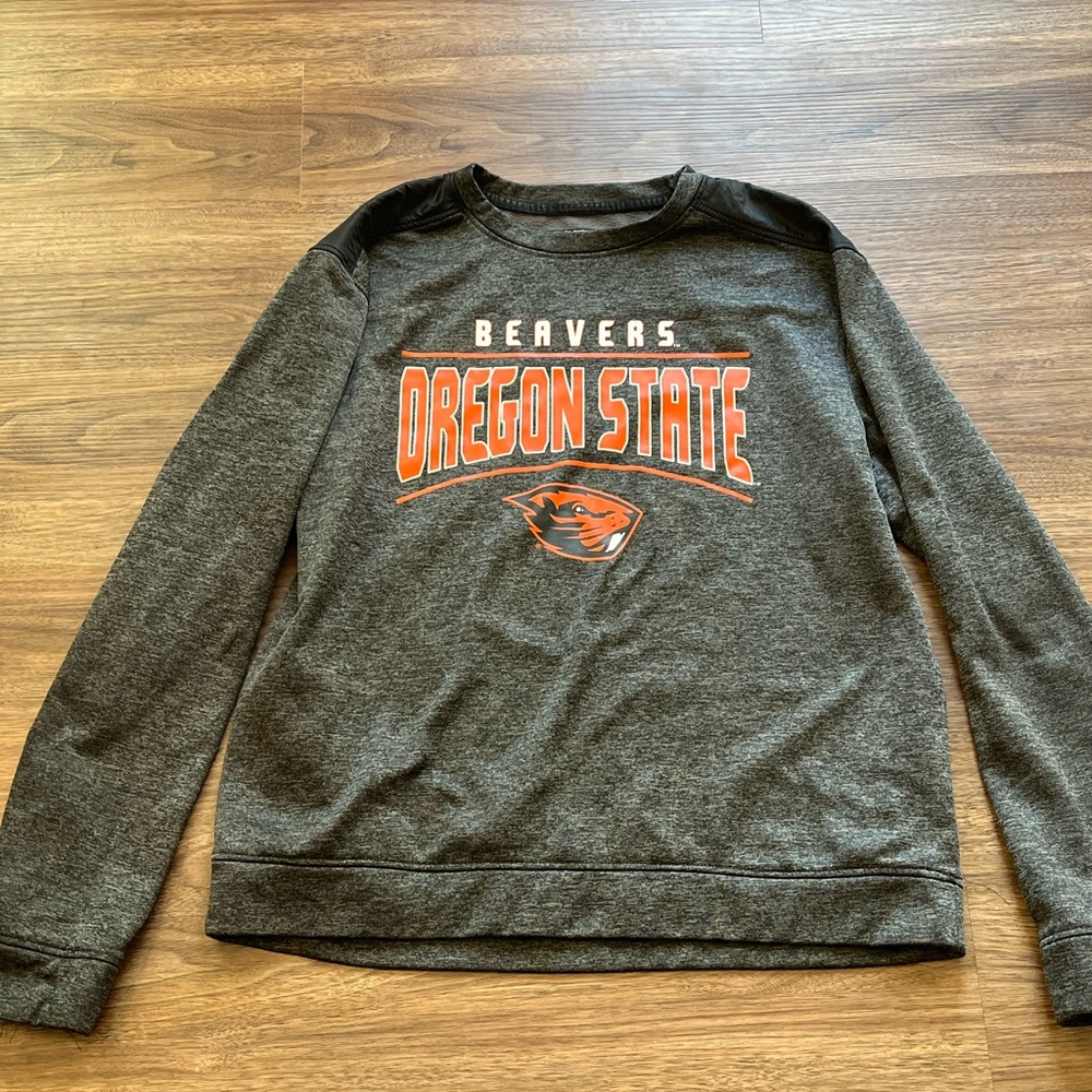 Oregon State J America Mens Gray Sweatshirt Size L